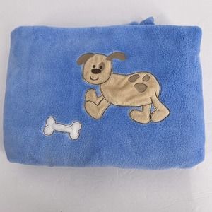 Northpoint Blue Puppy Dog Bone Baby Security Blanket Lovey